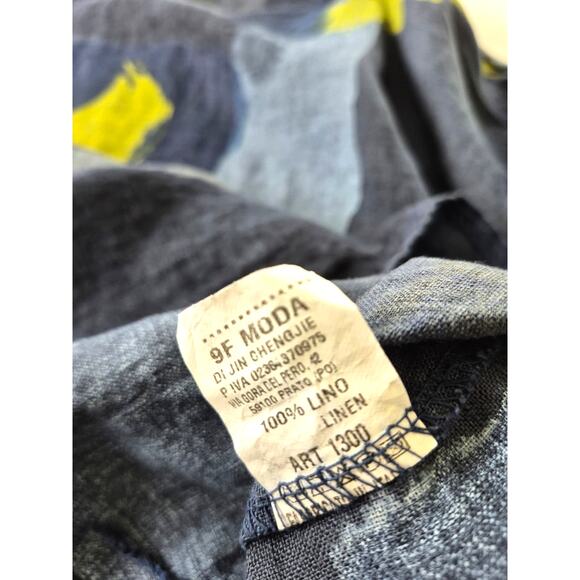 Linen Womens Top Oversized Lagenlook Art to Wear Flow Office Career Resort  XL - Picture 6 of 9